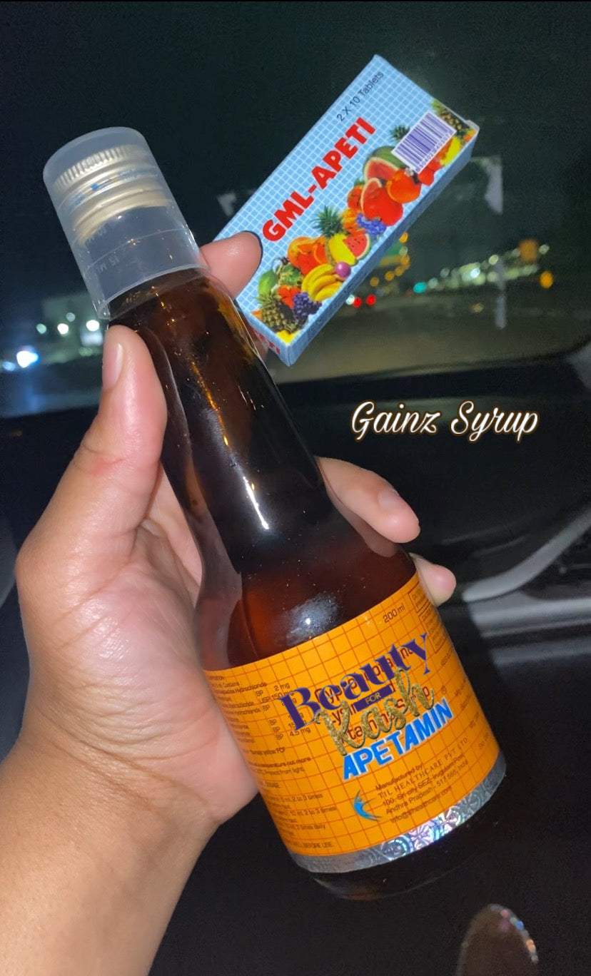 BFK- GAINZ Vitamin Syrup {Ships within 1-2 days}