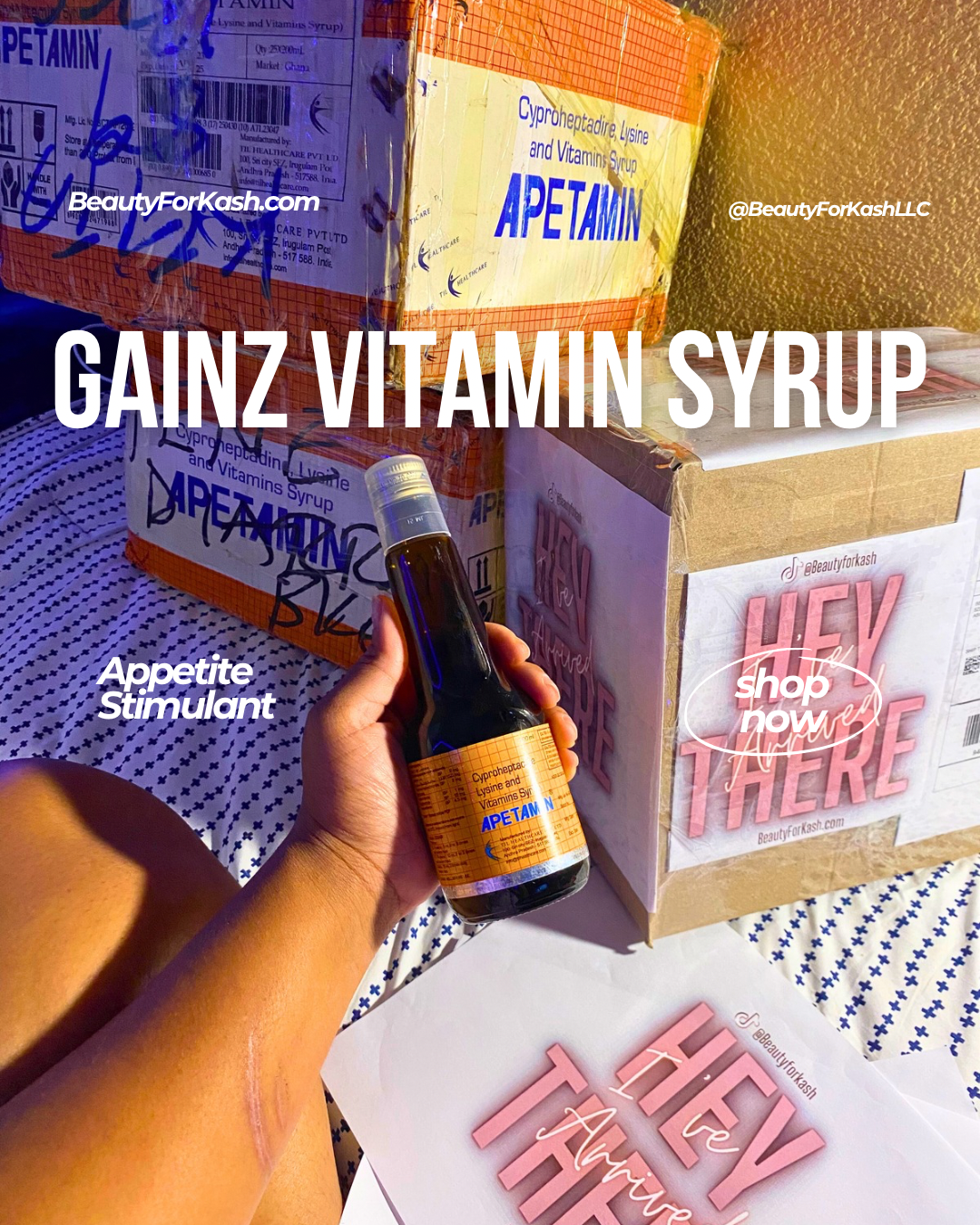 BFK- GAINZ Vitamin Syrup {Ships within 1-2 days}